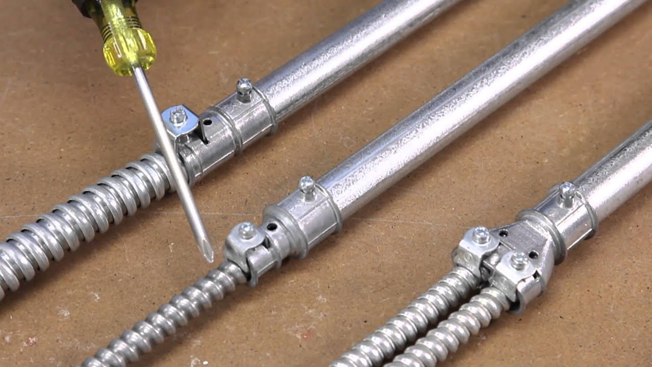 What are the considerations for using rigid and flexible metal conduits together?