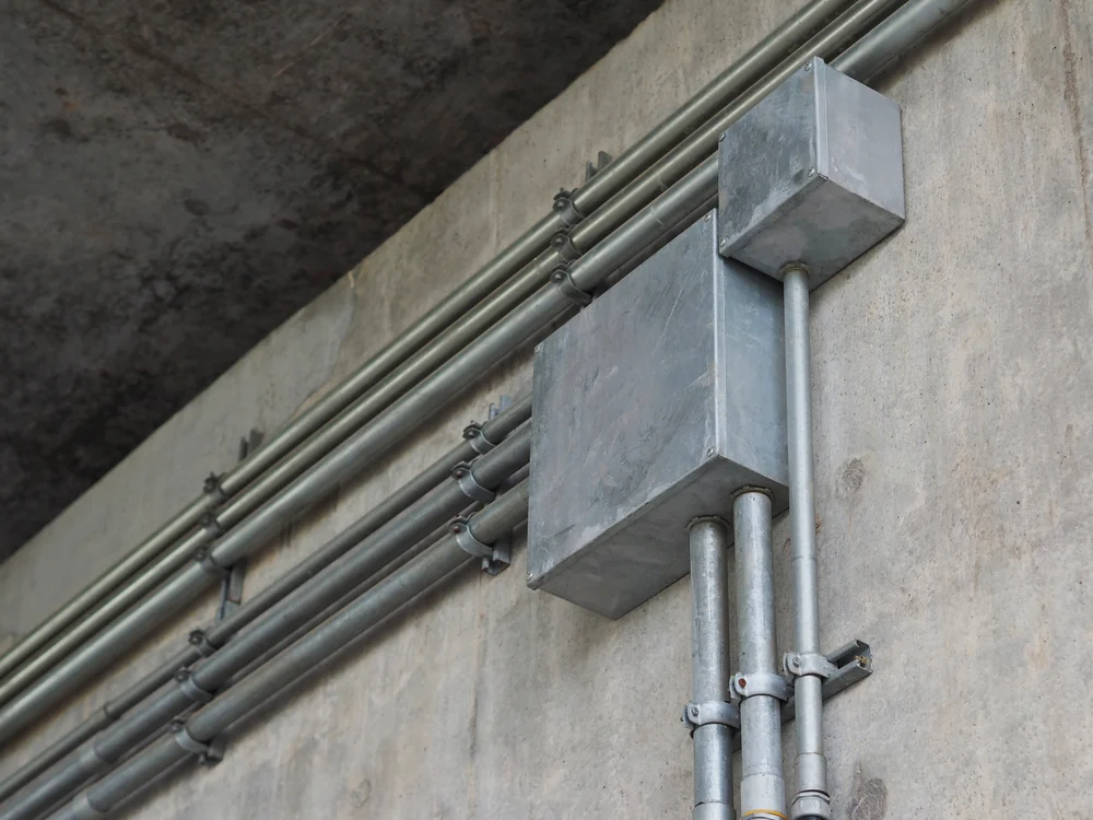 What are the types of metal electrical conduits?